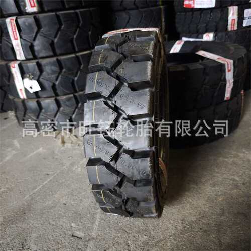双钱650-10 28*9-15NHS DH903加深半实心 杭叉合力叉车充气轮胎