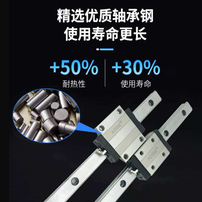 国产直线导轨 大量现货线型滑块 导轨高组高精度高防尘强耐用