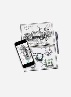 Elfinbook2.0二代智能App文字识别云端存储备份笔记本可重复书写