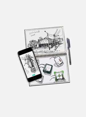 Elfinbook2.0二代智能App文字识别云端存储备份笔记本可重复书写