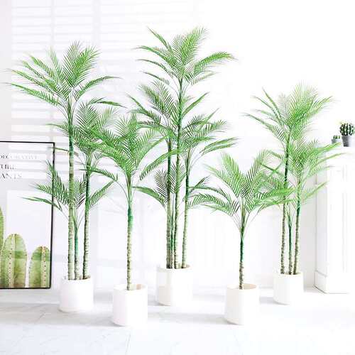 仿真绿植高端轻奢散尾葵植物盆栽凤尾竹仿生大型假树客厅装饰造景