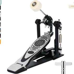 地鼓踩锤架子鼓单脚踏底鼓乐器配件爵士鼓踩踏板鼓架双弹簧升级