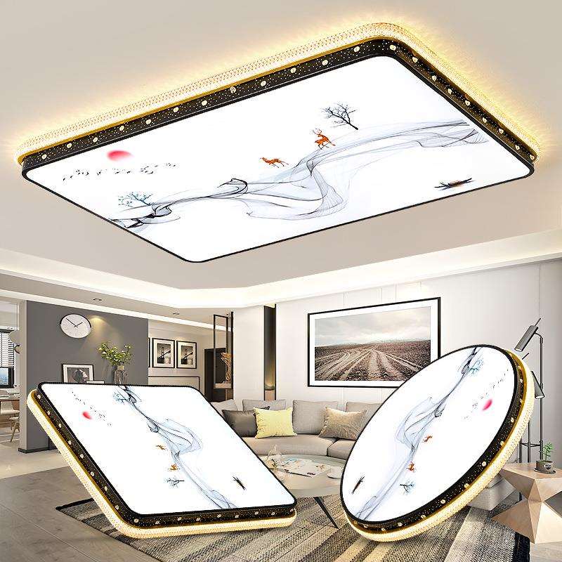 新中式led吸顶灯客厅灯2022年新款简约现代大气卧室书房房间灯