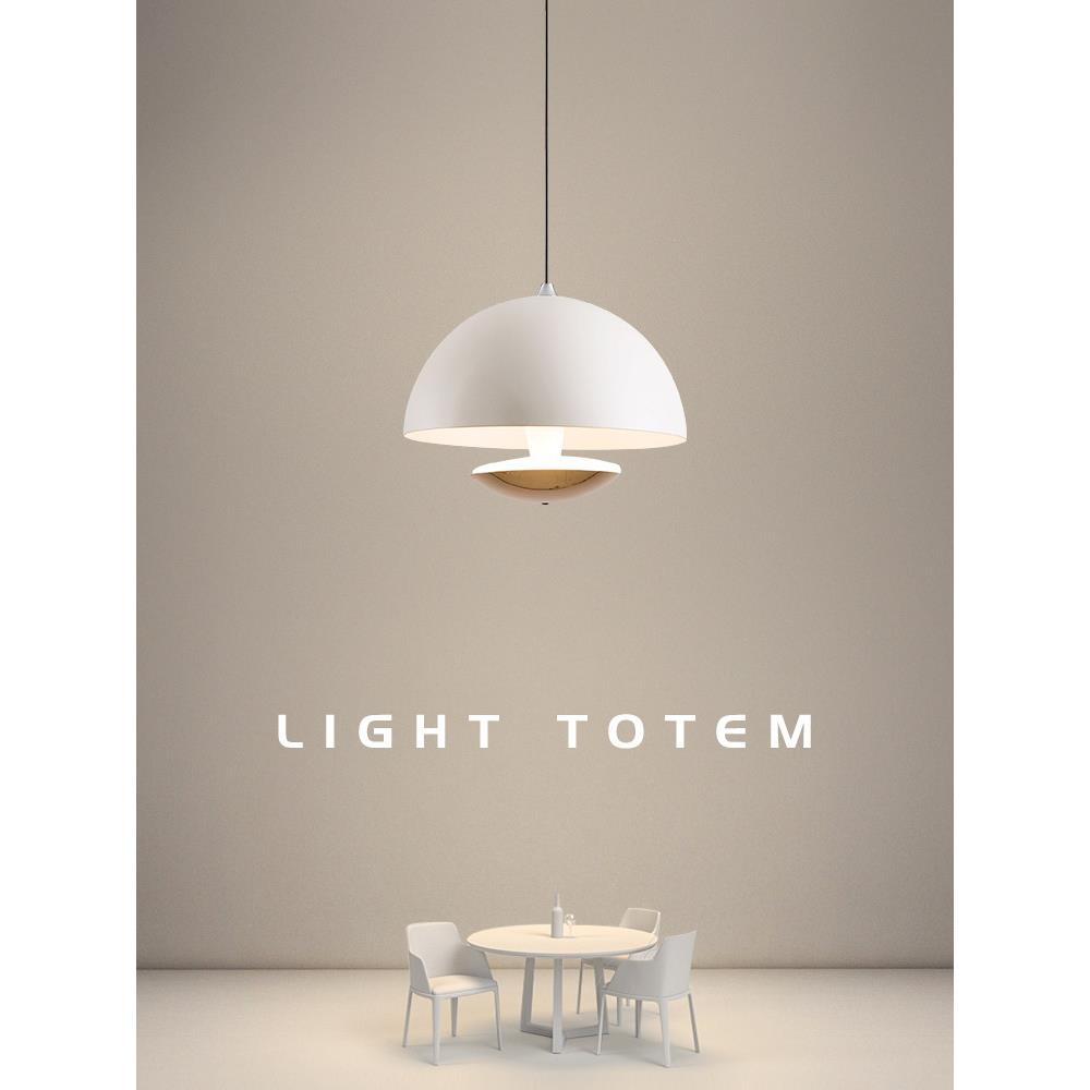 感应可升降床头小吊灯花苞轻奢主卧室奶油风现代简约儿童房吊线灯