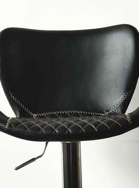 厂家 bar stool现代新款酒吧椅旋转升降极简创意靠背高脚椅子