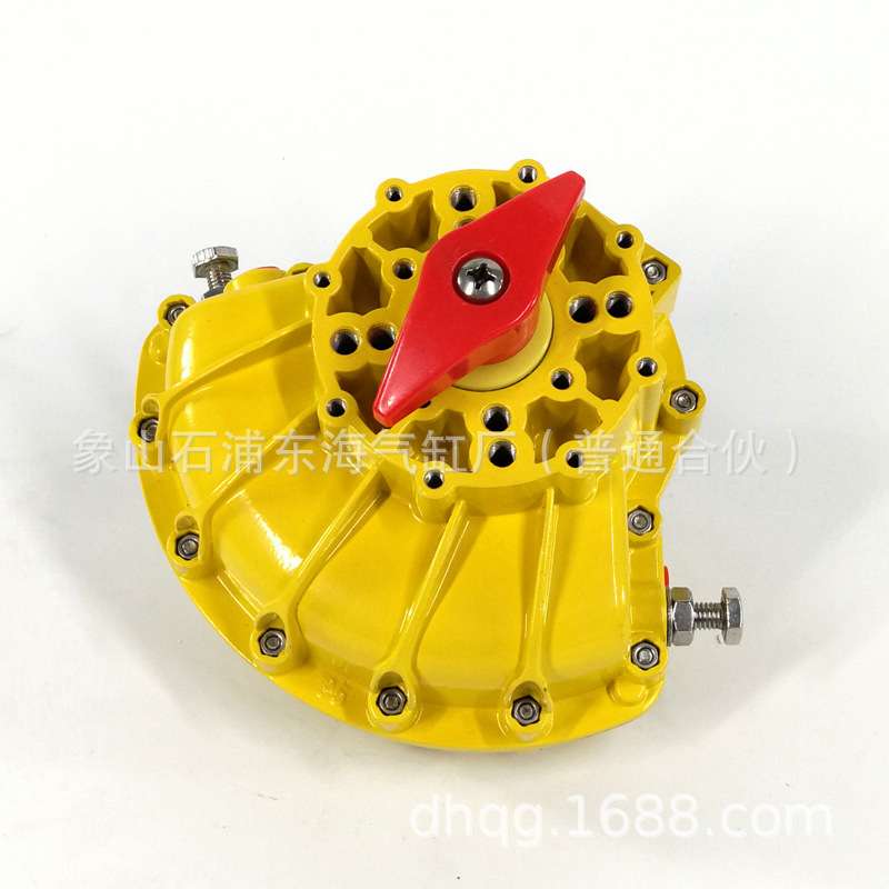 厂家直供 SX4HW16玻璃涂胶高温双作用扇形回转气缸摆动气缸