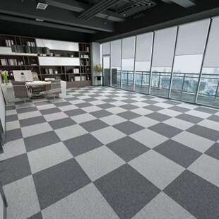 地面大面积办公室地毯商用隔音卧室拼接水泥家用地垫全铺客厅方块