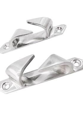 船用斜尖导缆器游艇缆绳 拴船舶停泊配件316不锈钢重型缆桩索栓