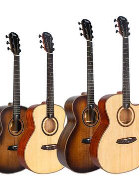 TOM T1M云杉单板民谣吉他电箱初学者木吉它旅行男女生学生36/41寸