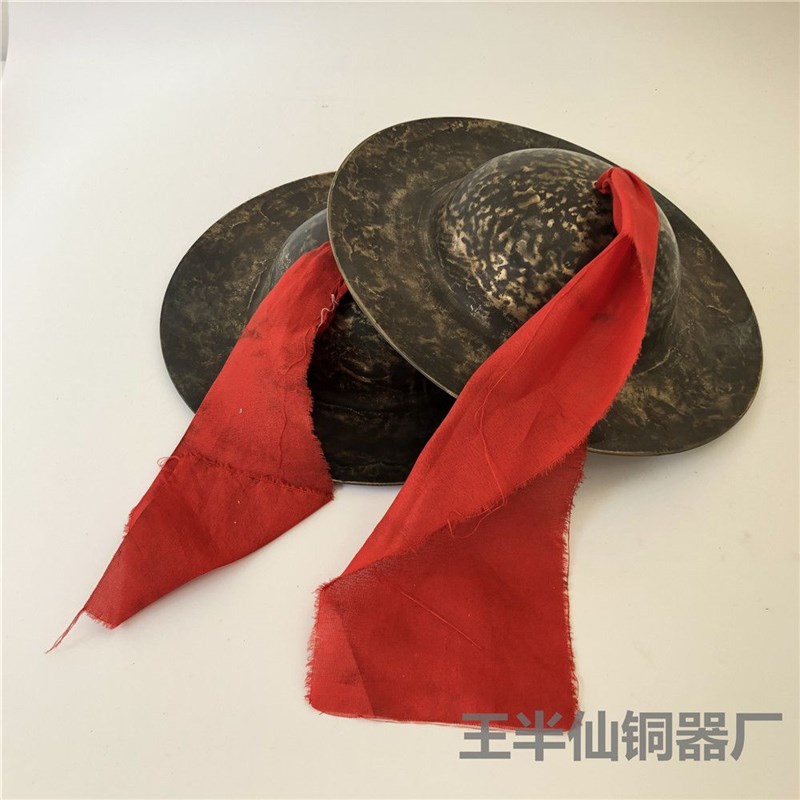 27cm纯手工青铜中帽镲舞y狮专用川钹大头镲民族传统打击响器