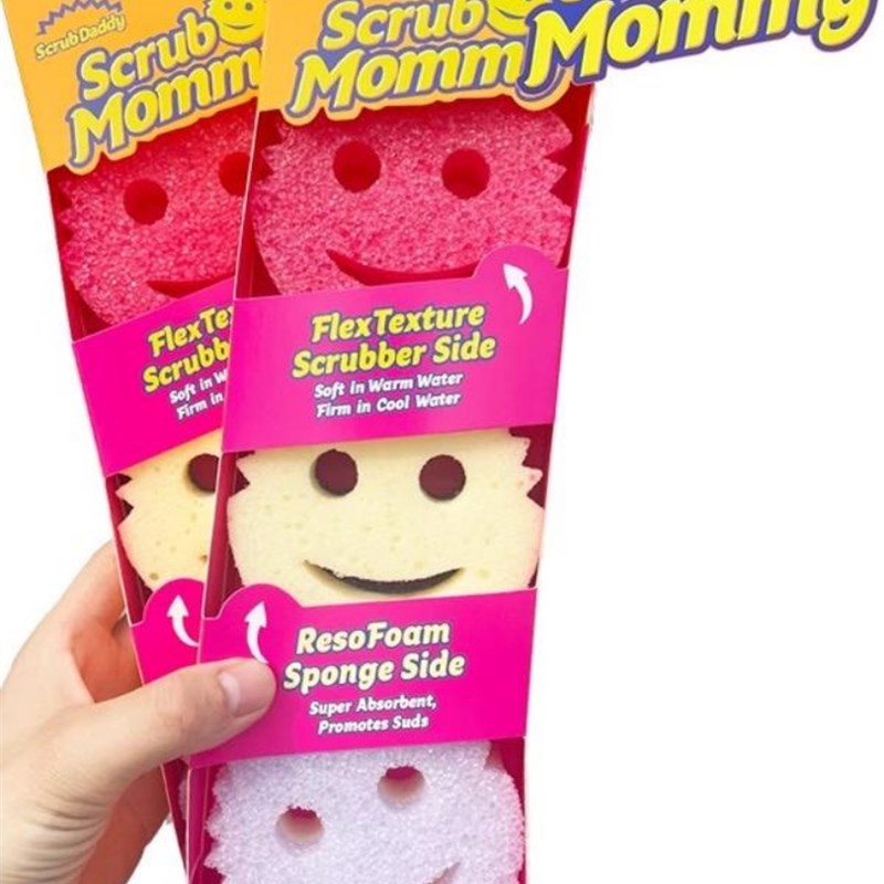 Scrub Mommy擦洗妈v咪海绵擦双面魔力擦洗碗神器不伤涂层感温海绵