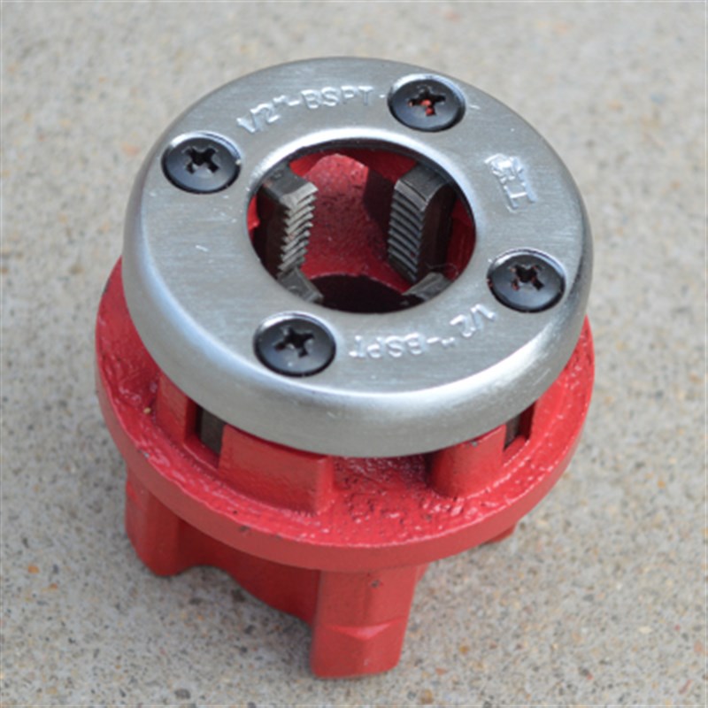 京工轻型管子绞板手动套丝机铰板 板牙6K2型攻丝机V攻丝器套丝扳