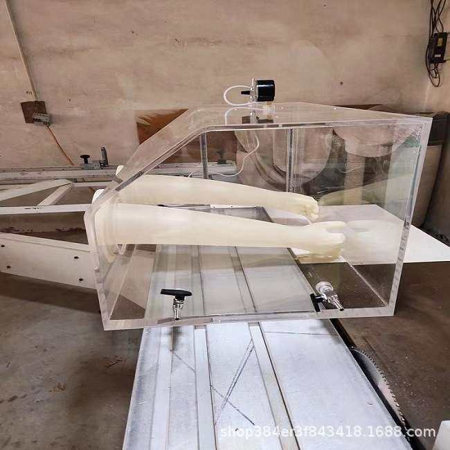 亚克力实验手套箱 有机玻璃手套箱 真空手套箱 手套箱加工