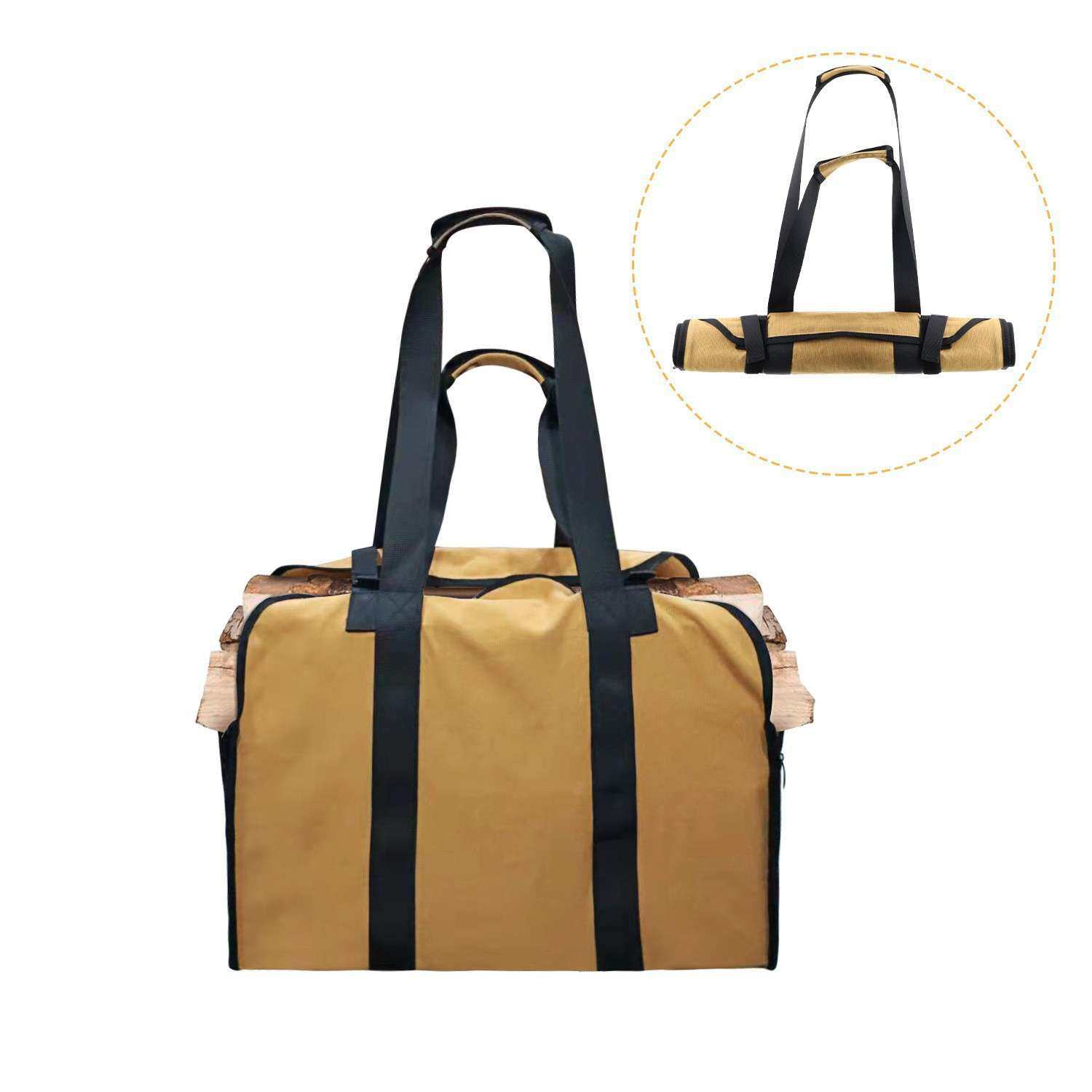 亚马逊新款手提柴火袋柴火运输收纳袋大容量帆布柴火袋柴火收纳袋,玩具/童车/益智/积木/模型,遥控车升级件/零配件,淘宝优惠券,粉丝福利购,淘宝优惠卷