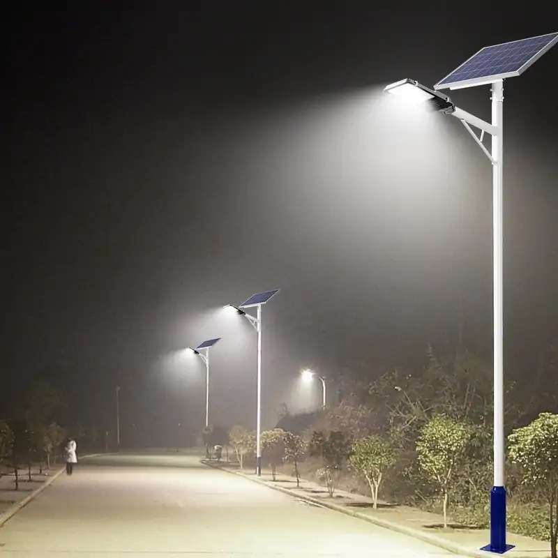 厂家生产6米市电太阳能两用路灯风能光伏互补LED高亮户外建设路灯