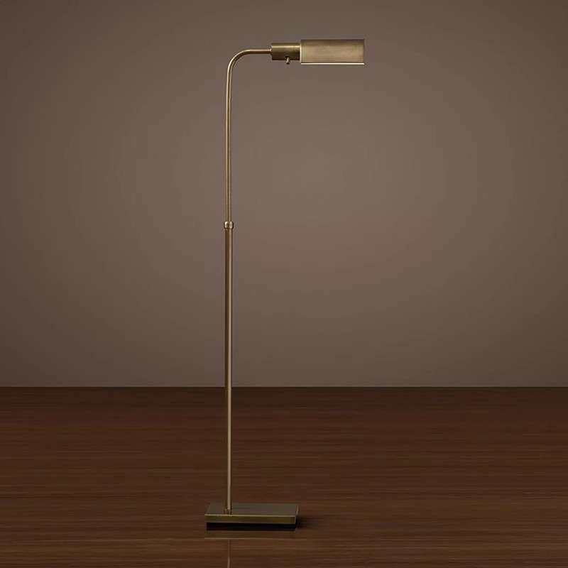 中式客厅落地灯书房轻奢感阅读卧室立式法式沙发旁边的落地灯