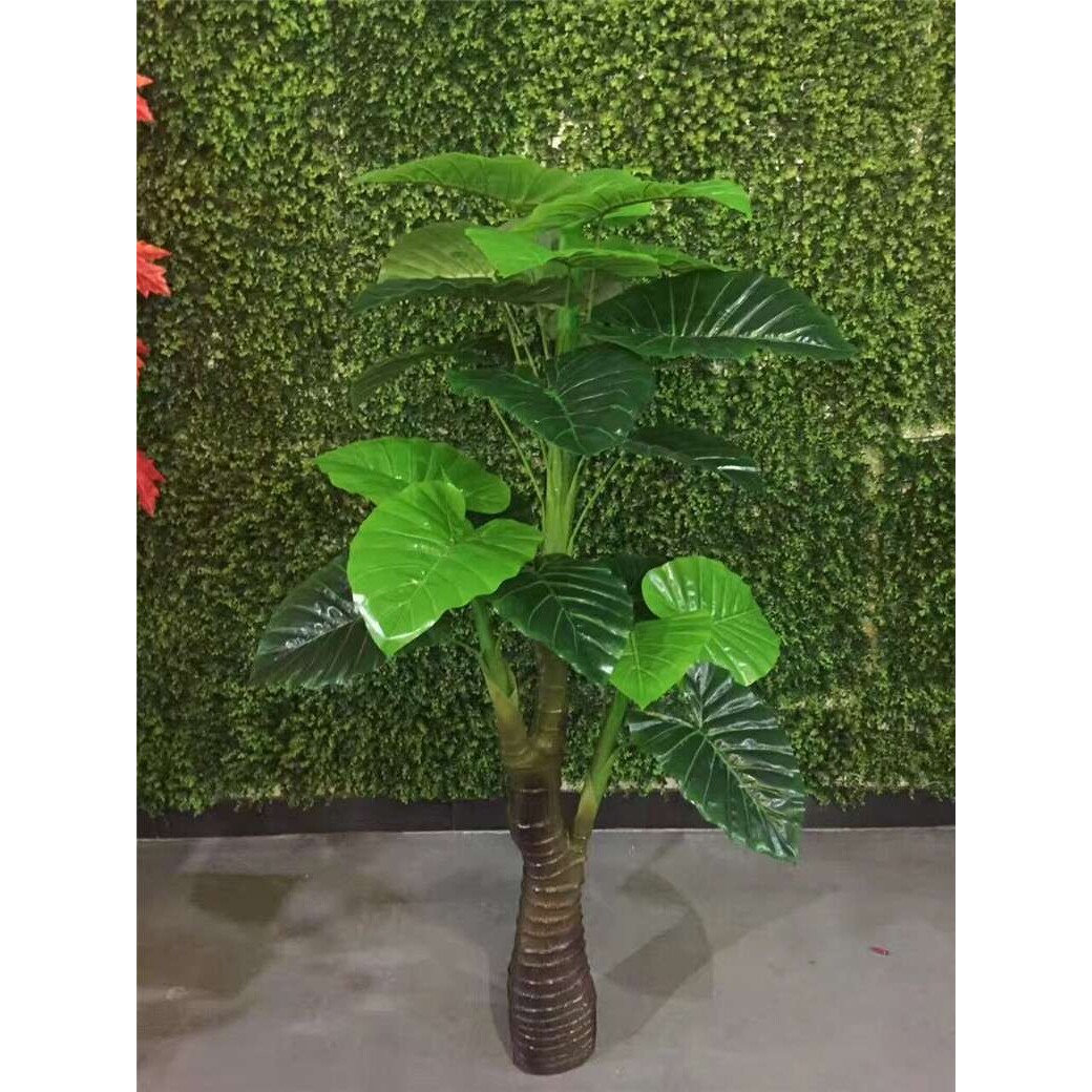 仿真树绿萝 假树假花客厅装饰绿色绿植物落地绢花盆栽塑料盆景