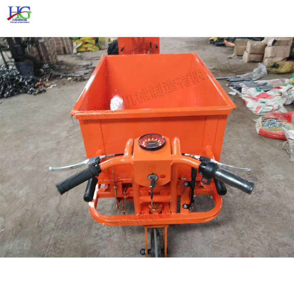建筑工地运输搬运车 电动小型电瓶手推车 养殖场矿用自卸翻斗车