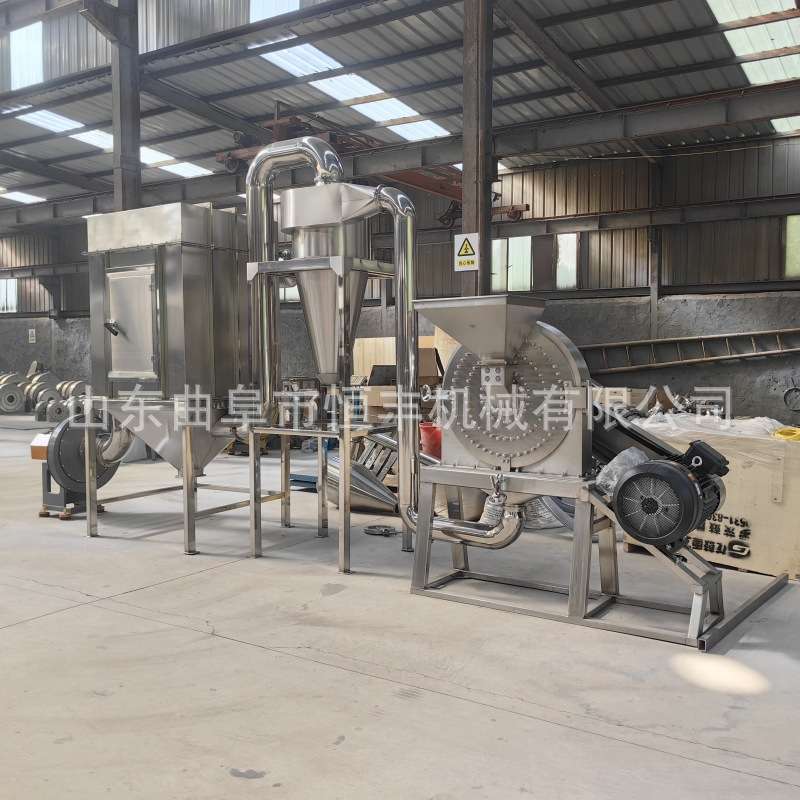超细水泡湿大米粉碎机大型自吸式不锈钢泡水糯米磨粉机化肥打粉机
