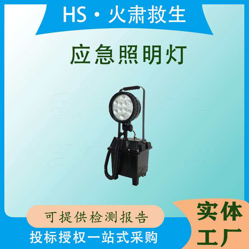 防汛氙气LED应急照明灯户外抢险移动防爆强光30W工作灯FW6100GF