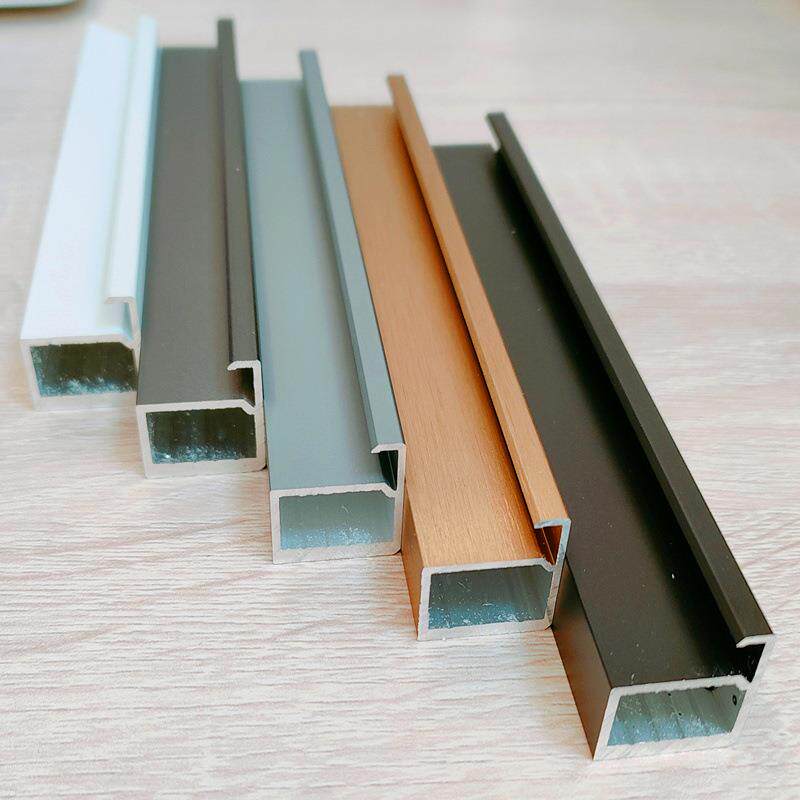 极简玻璃门边框型材柜门铝合金门框18.9MM高整件起售挤出铝材