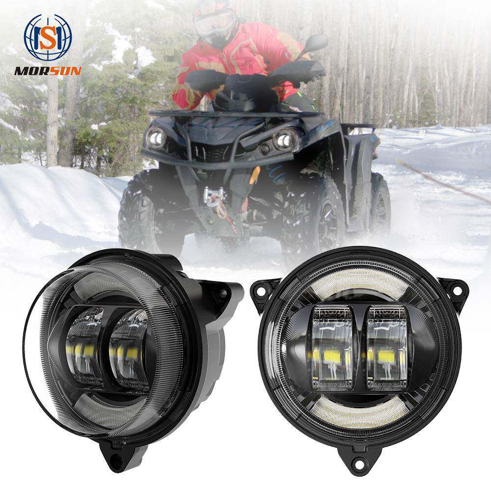 庞巴迪led圆形大射灯改装适用2018-2022 Can-Am OUTLANDER 1000