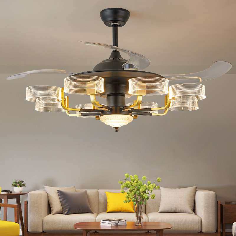 现代简约吊扇灯家用一体电扇灯隐形风扇灯餐厅客厅卧室风扇吊灯具,电子元器件市场,其它元器件,淘宝优惠券,粉丝福利购,淘宝优惠卷