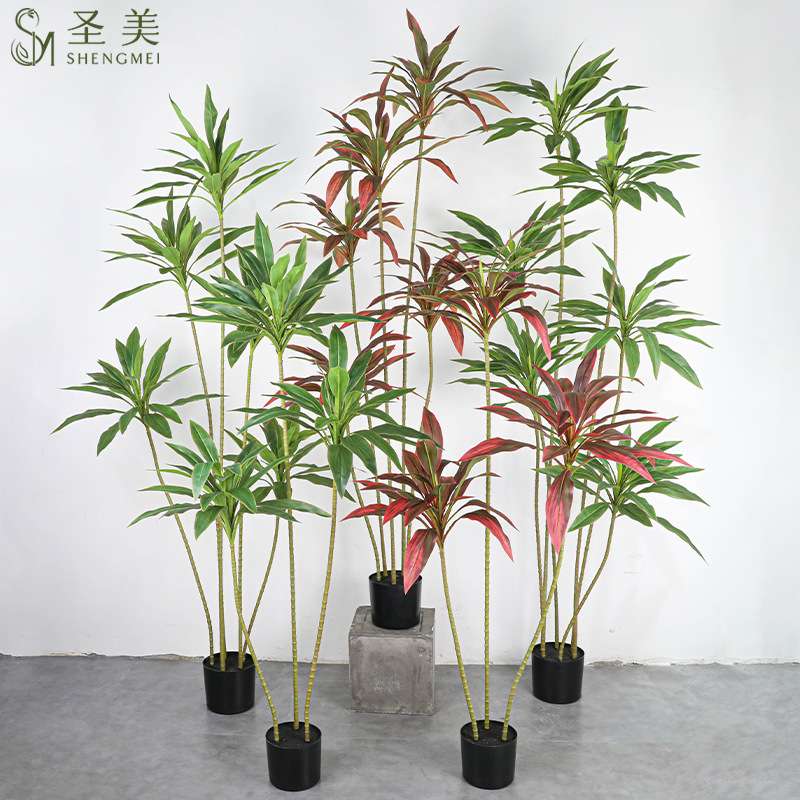 仿真朱蕉巴西铁树龙血树绿植假盆栽大型装饰摆件盆景假树场景布置