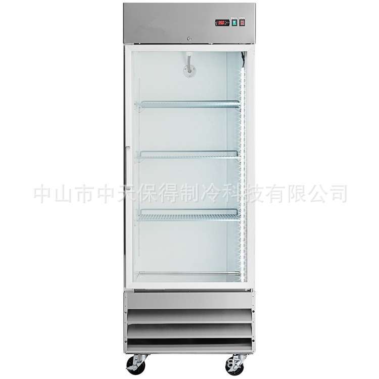 美款单玻璃门冰柜商用展示柜冷藏柜保鲜柜冷冻柜