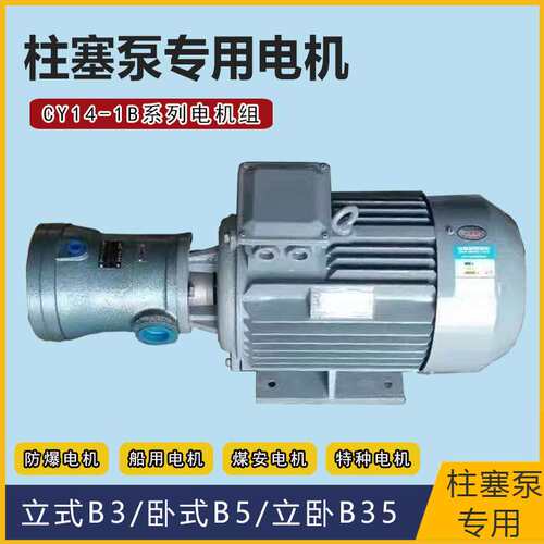 柱塞泵专用电机2.2KW 4级MCY YCY专用内轴电机组直插式配CY14
