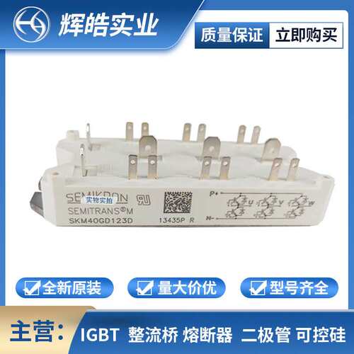 SKM40GD123D SKM50GB12T4  IGBT驱动电路 双向可控硅 电子元器件