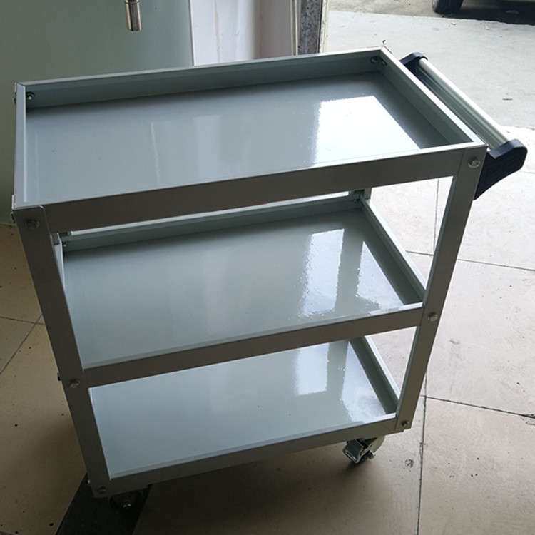 重型汽修工具车加厚移动手推车维修工具车零件车工具柜三层工具车