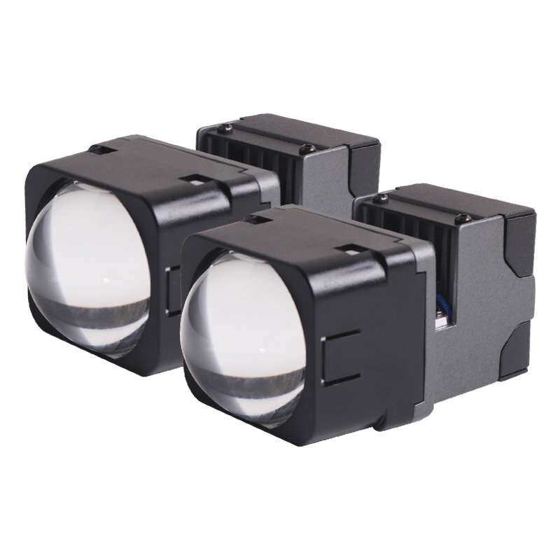 三为车灯新品1.5寸35瓦6000K M5 LED双光透镜模组矩阵大灯远光炮