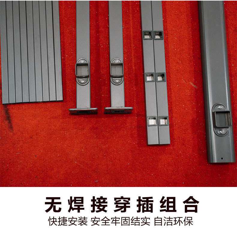 博盾楼梯护栏扶手阳台护栏室外不锈钢锌钢栏杆室内铝合金玻璃护栏