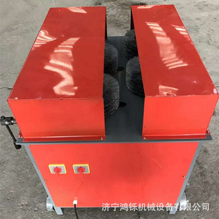12/16轮多功能除锈机 HS-100型方管除锈机 角钢钢丝刷除锈机