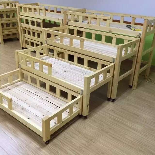 儿童实木床幼儿园午休午睡宝宝床厂家直销支持订制各种尺寸及款式