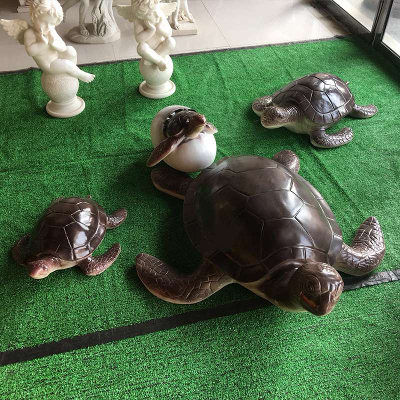 仿真乌龟海洋雕塑大型海洋馆海滩水上乐园装饰品花园庭院园林摆件