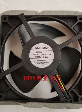 适用夏普冰箱散热风扇风机电机 MOOEL FBA12J15V DC15V 0.28A