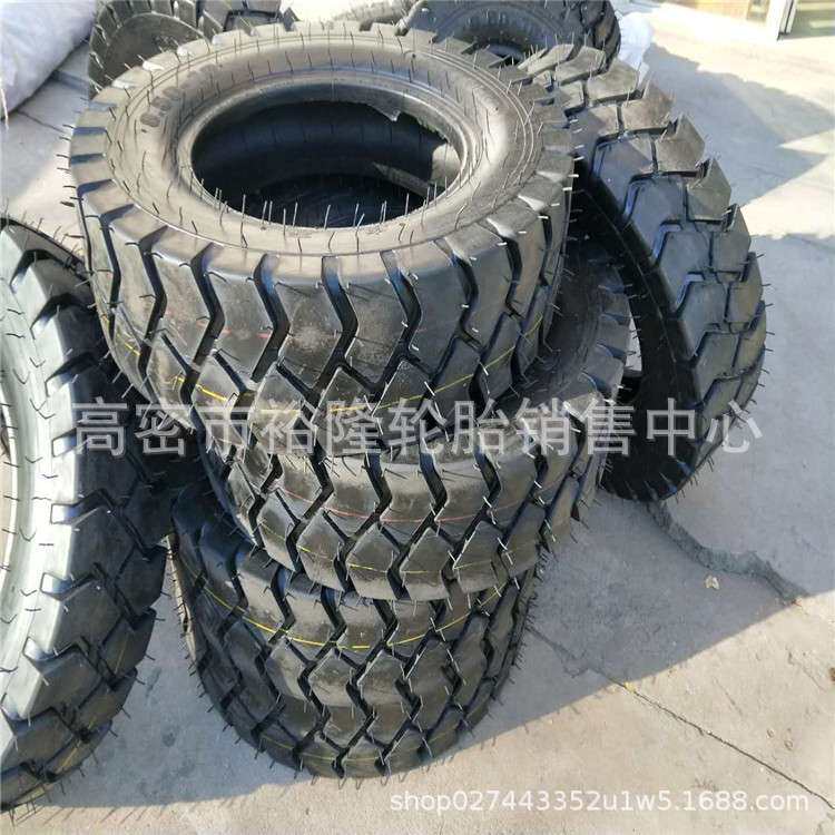 朝阳小铲车轮胎6.50/7.50-16块花工程机械轮胎矿山轮胎