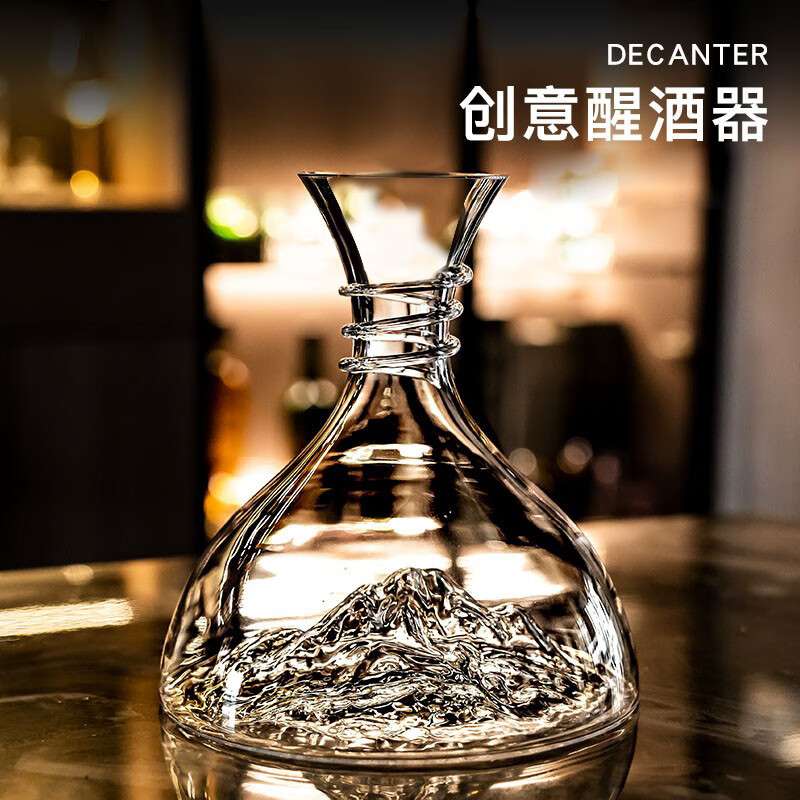 高端大气缠丝款红酒醒酒器创新水晶红酒杯分酒壶浪漫酒具家用套装