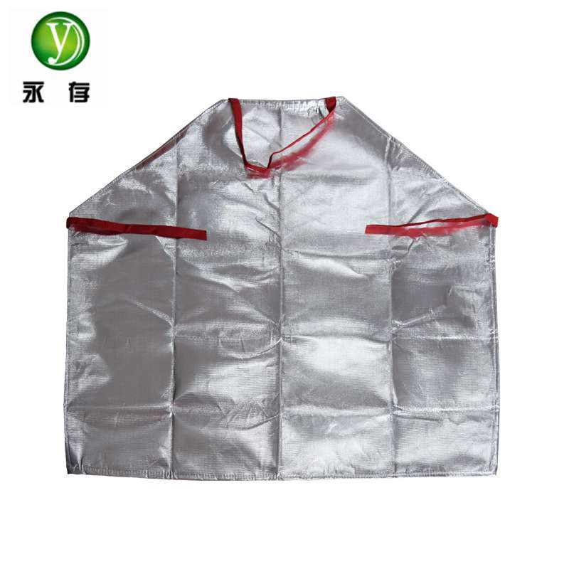科兴耐高温隔热阻燃围裙1000°隔热服铝箔围裙防火围裙厂家直销