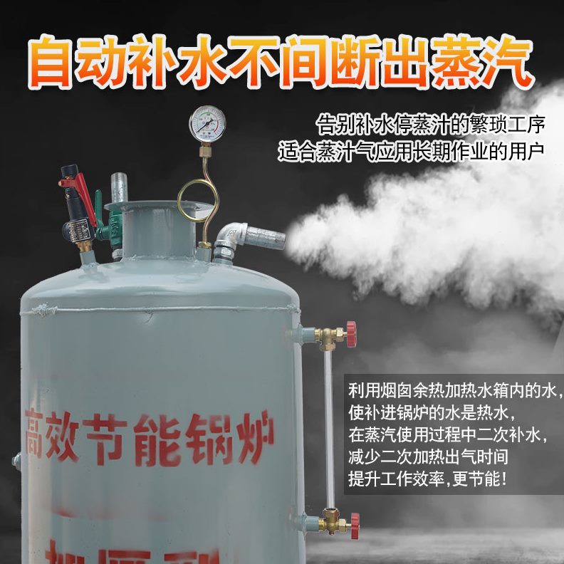 节能灭菌做蒸汽锅炉料豆腐蒸馒头取暖烧煤烧柴酒养殖煮酿煮豆浆