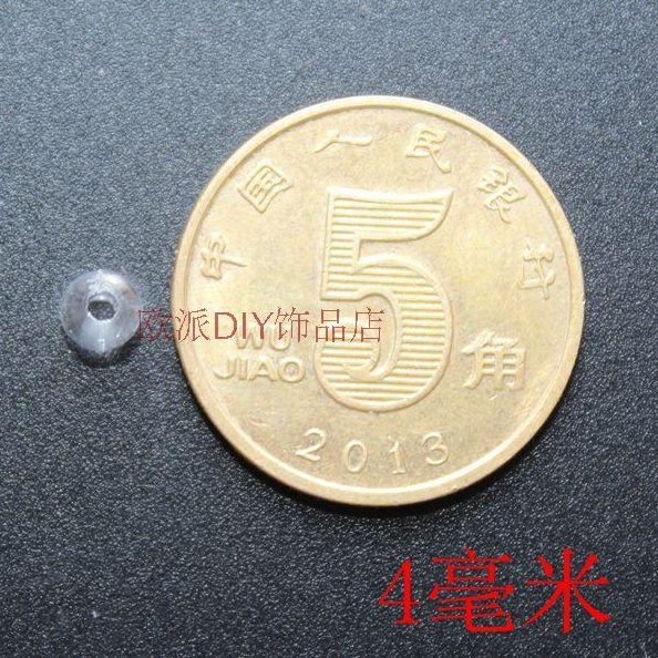 圆按斤可亚克力帘子透明散珠 散珠4珠子30塑料珠帘mm光隔断-