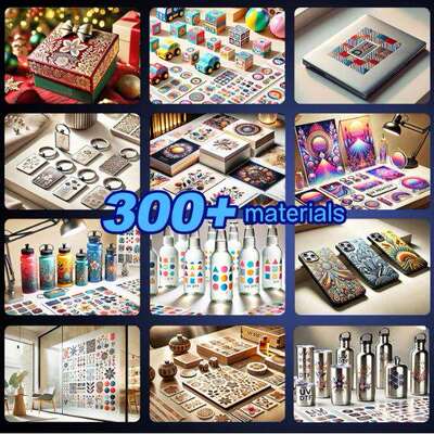 60cm宽烫金烫银UV DTF水晶标打印机水晶贴转印贴纸商标logo打印机