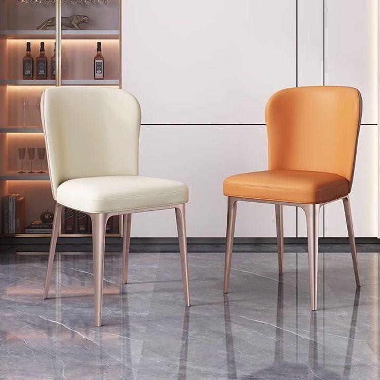 TJXJ899意式轻奢餐椅家用小户型北欧餐厅休闲靠背椅酒店椅