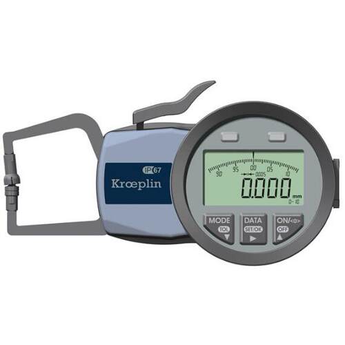 源头销售德国kroeplin古沃匹林 数显式厚度测量卡规C110T