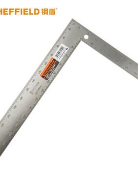 钢盾 S079002 直角尺600*400mm L型尺 不锈钢双面刻度尺/[1把]