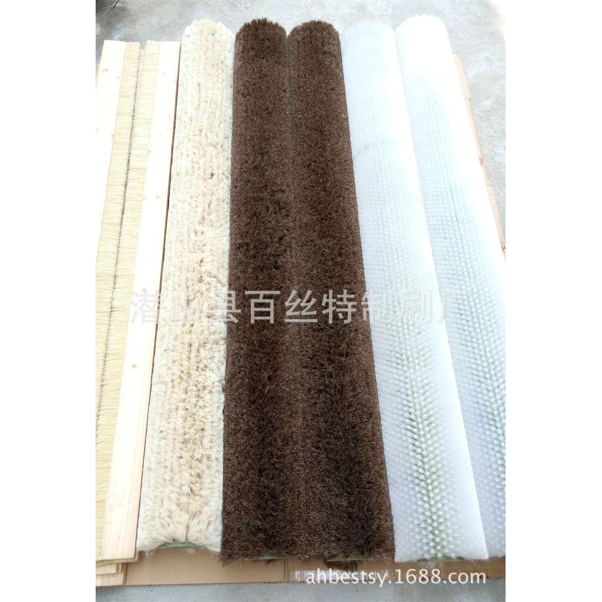 羊毛辊马毛辊尼龙清洗辊除油污效果好钢板水洗除油刷辊