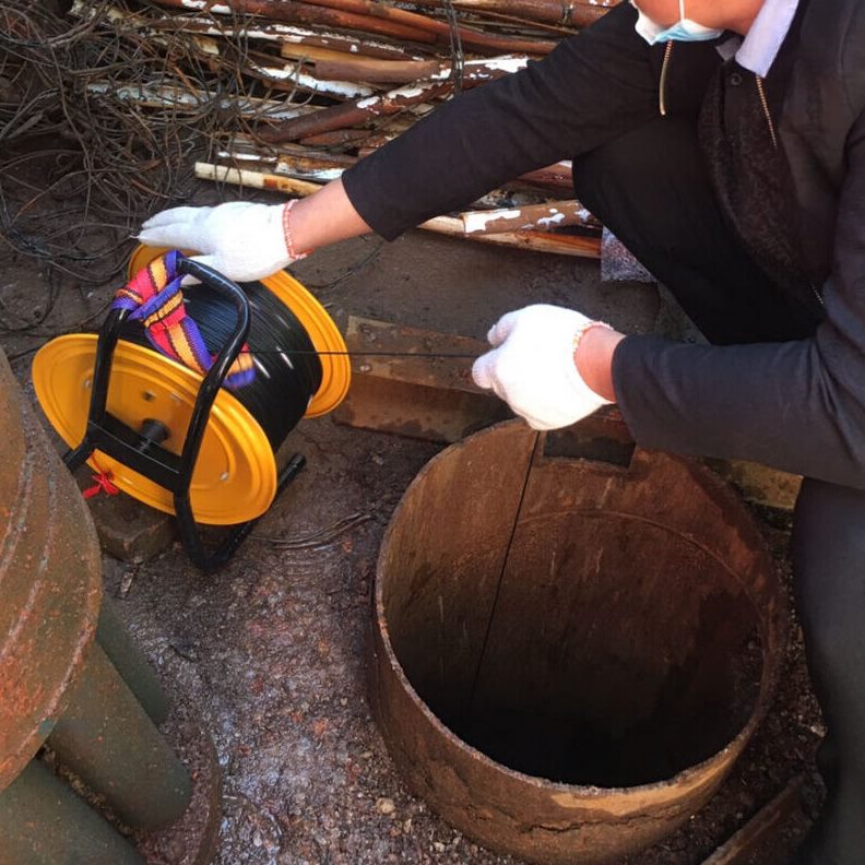 孔地水位计电测热矿观测下水线水井监测测量钢丝深井降仪水位井绳