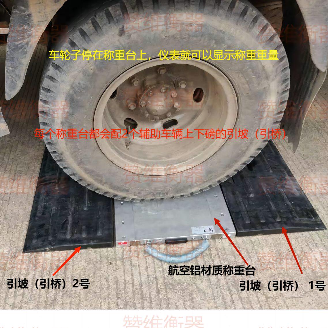 仪1移动地磅工地称重10赞维吨免安装流动W静态磅仪0Z便携式轴重-